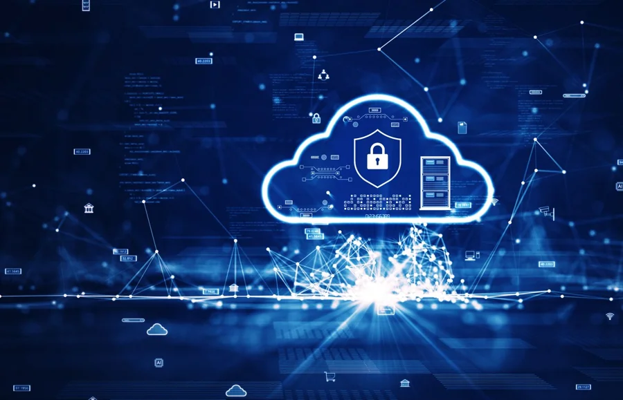 Cloud storage illustration